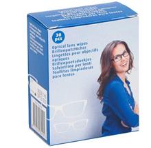 Bild 30st Rengöringsservetter glasögon