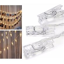 Bild Fotovajer med lyse - Hänga upp bilder klämmor