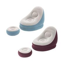 Bild Bestway Uppblåsbar fåtölj med fotpall