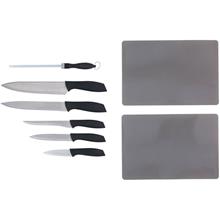 Bild Alpina Knivset med 5 knivar, brynstål och 2 skärbrädor