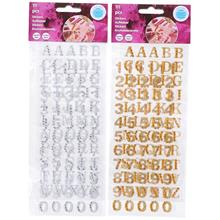 Bild DYI Bokstavsklistermärken 111 delar