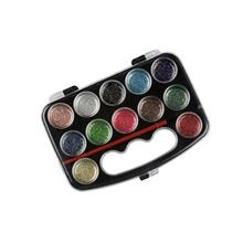 Bild Vattenfärger glitter 12 färger