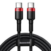 Bild Baseus Cafule PD USB-C - USB-C 100W 5A 2 m Röd/Svart