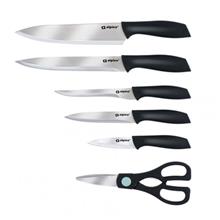 Bild Knivset med skärbrädor och sax