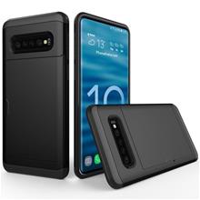 Bild Pansarskal med korthållare till Samsung Galaxy S10 - Svart