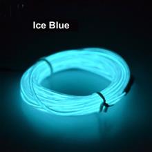 Bild Batteridriven Led Glowstrip Neon slinga 3 Meter - Iceblue