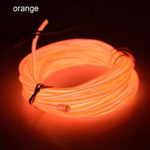 Bild Batteridriven Led Glowstrip Neon slinga 3 Meter - Orange