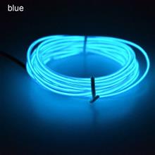 Bild Batteridriven Led Glowstrip Neon slinga 3 Meter - Blå