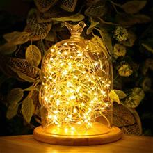 Bild Ljusslinga / Led-slinga 10meter - 100st varmvita lampor