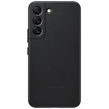 Bild Samsung Leather Cover EF-VS901 till Galaxy S22 Svart
