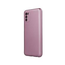 Bild Metalliskt fodral för Samsung Galaxy A03S - rosa