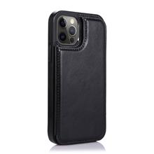 Bild Stötsäkert mobilskal med korthållare till iPhone 12 / 12 Pro - Svart