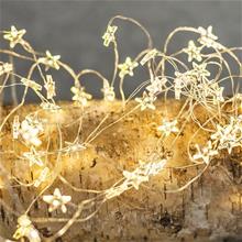 Bild Day Ljusslinga med Stjärnor/Snöflingor - 2,2m