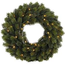 Bild Day Dörrkrans med 49 LED-dioder & timer - 40cm