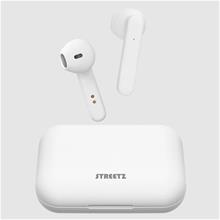 Bild STREETZ True Wireless Stereo hörlurar med laddetui - Vit