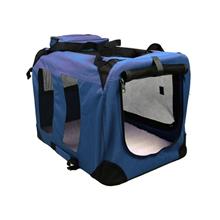Bild Transportbox med matta för hundar - Blå 90cm