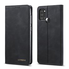 Bild Flippskydd i läder med korthållare till Samsung Galaxy A21s Svart