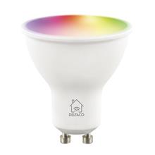 Bild Deltaco Smart Home LED-lampa, GU10, WiFI, dimbar RGB
