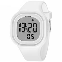 Bild Jelly Digital klocka med silikonarmband Vit