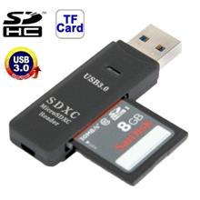 Bild USB 3.0 kortläsare för Micro-SD och SD(HC)