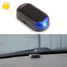 Bild Larmattrapp för bil med blått ljus - solcellsdriven