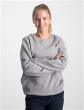 Bild Lyle & Scott, Classic Crew Neck Fleece, Grå, Tröjor/Sweatshirts till Tjej, 8-9 år