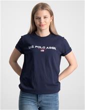 Bild U.S. Polo Assn., Sport Tee, Blå, T-shirts till Tjej, 12-13 år