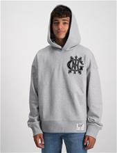 Bild Gant, D2. MONOGRAM HOODIE, Grå, Huvtröjor/Hoodies till Kille, 170 cm