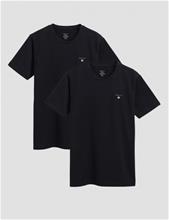 Bild Gant, C-NECK T-SHIRT 2-PACK, Svart, T-shirts till Tjej, 176 cm