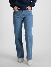 Bild Grunt, Wide Leg Authentic Blue, Blå, Jeans till Tjej, 158 cm