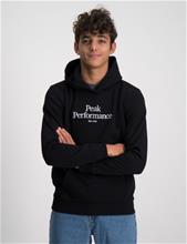 Bild Peak Performance, Jr Original Hood, Svart, Huvtröjor/Hoodies till Kille, 130 cm