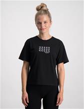 Bild Calvin Klein, MINI MONOGRAM BOXY T-SHIRT, Svart, T-shirts till Tjej, 16 år