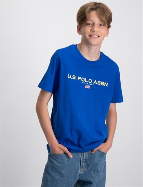 Bild U.S. Polo Assn., Sport Tee, Blå, T-shirts till Kille, 8-9 år