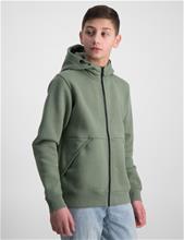 Bild Sail Racing, JR RACE ZIP HOOD, Grön, Huvtröjor/Hoodies till Kille, 130 cm