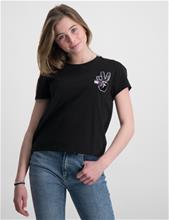 Bild Tommy Hilfiger, SPARKLE FUN FLAG TEE S/S, Svart, T-shirts till Tjej, 14 år