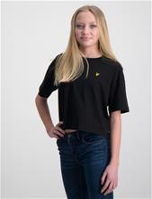 Bild Lyle & Scott, Boxy SS Crop Tee, Svart, T-shirts till Tjej, 10-11 år