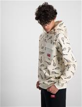 Bild Fila, TRAIN hoody AOP, Cremefärgad, Huvtröjor/Hoodies till Kille, 170-176 cm