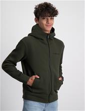 Bild Sail Racing, JR RACE HEAVY ZIP HOOD, Grön, Huvtröjor/Hoodies till Kille, 176 cm