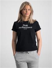 Bild Peak Performance, Jr Original Tee, Svart, T-shirts till Tjej, 160 cm