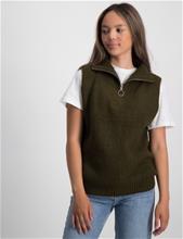 Bild Grunt, Giselle Vest Knit, Grön, Västar till Tjej, 146-152 cm