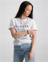 Bild Tommy Hilfiger, HILFIGER LAYERED LOGO TEE S/S, Vit, T-shirts till Tjej, 14 år