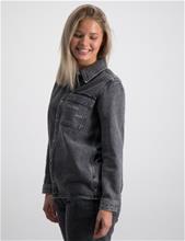 Bild Calvin Klein, DENIM OVERSHIRT STONE GREY WASH, Grå, Skjortor till Tjej, 14 år
