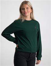 Bild Polo Ralph Lauren, Cotton Jersey Long-Sleeve Tee, Grön, T-shirts till Tjej, XL