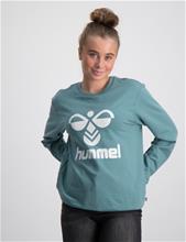 Bild Hummel, hmlDOS SWEATSHIRT, Blå, Tröjor/Sweatshirts till Tjej, 152 cm