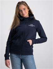 Bild Peak Performance, Jr Original Zip Hood, Blå, Huvtröjor/Hoodies till Tjej, 140 cm