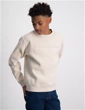 Bild Calvin Klein, CK EMBROIDERY LOGO SWEATSHIRT, Beige, Tröjor/Sweatshirts till Kille, 14 år