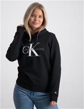 Bild Calvin Klein, MONOGRAM HOODIE, Svart, Huvtröjor/Hoodies till Tjej, 12 år
