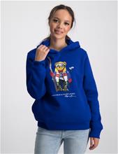 Bild Polo Ralph Lauren, Polo Bear Fleece Hoodie, Blå, Huvtröjor/Hoodies till Tjej, M