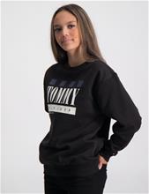 Bild Tommy Hilfiger, TH CHECKER BOARD AW SWEATSHIRT, Svart, Tröjor/Sweatshirts till Tjej, 12 år