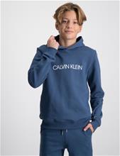 Bild Calvin Klein, INSTITUTIONAL LOGO HOODIE, Blå, Huvtröjor/Hoodies till Kille, 10 år